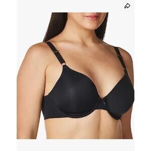 Vanity Fair Bra Underwire Radiant Smoothing Seamless Black 75312 36C